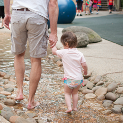 Water play at Putney Park