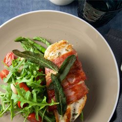 Dinner inspo: chicken saltimbocca with lemon pan sauce