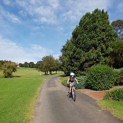 Parks in the Hills with bike and scooter paths