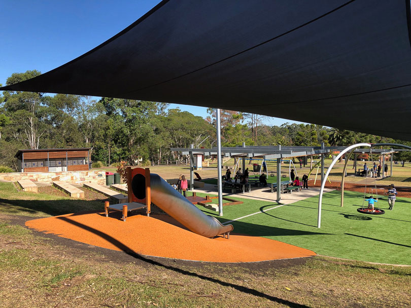 Upgraded Playground Castle Hill Heritage Park Hills