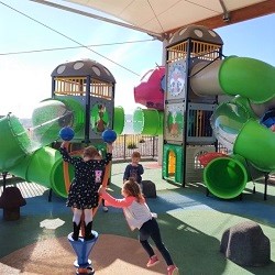 Pubs, clubs and restaurants with a playground in or near the Hills