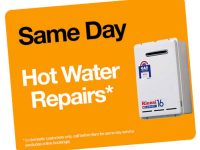 Same Day Hot Water Repairs*