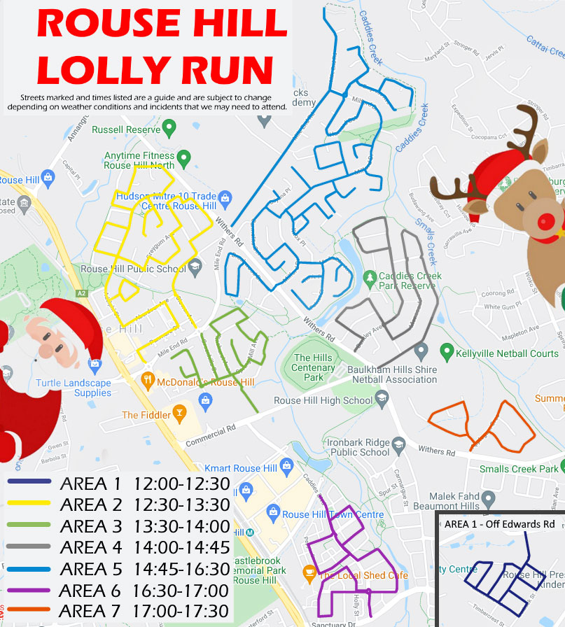RouseHillSantaRun Hills District Mums