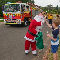 Santa Runs in the Hills