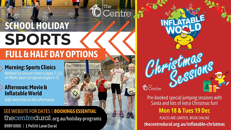 The Centre Dural School Holidays Inflatable World