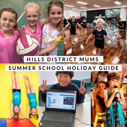 The Hills Sydney: 2023/24 Summer School Holiday Guide