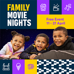 FREE Family Movie Nights these school holidays!