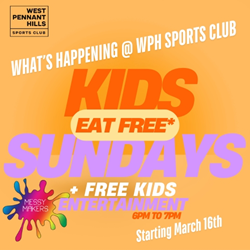 Kids eat free on Sundays at West Pennant Hills Sports Club!