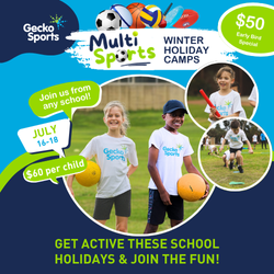 Get active at a GeckoSports holiay camp!