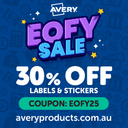 Get a huge 30% off Avery labels!