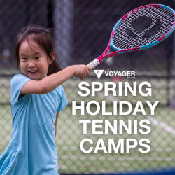 10% OFF VOYAGER TENNIS SCHOOL HOLIDAY CAMPS!