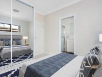 Transform your granny flat into a luxurious retreat with our ensuite upgrade package. Enjoy the timeless elegance of ‘Soft White’ floor tiles and the fresh look of ‘Dulux White Beach Quarter’ walls throughout the space. The upgraded bedroom ensuite features stylish ‘Light Grey’ wall tiles, complemented by White Gloss 60x30cm floor tiles for a modern touch. Complete the look with Cloud-coloured blinds that add a soft, contemporary finish to your room. Experience quality and comfort in every detail perfect for creating a sophisticated and inviting living environment.