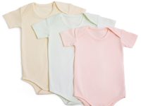 3 Pack Short Sleeve Bamboo Body Suit Multi