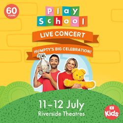 Celebrate 60 years of Play School at Riverside Theatres