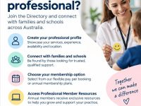 Professionals can join the Learning & Development Directory to connect with families and schools and access member benefits. Professionals can join the Learning & Development Directory to connect with families and schools and access member benefits.