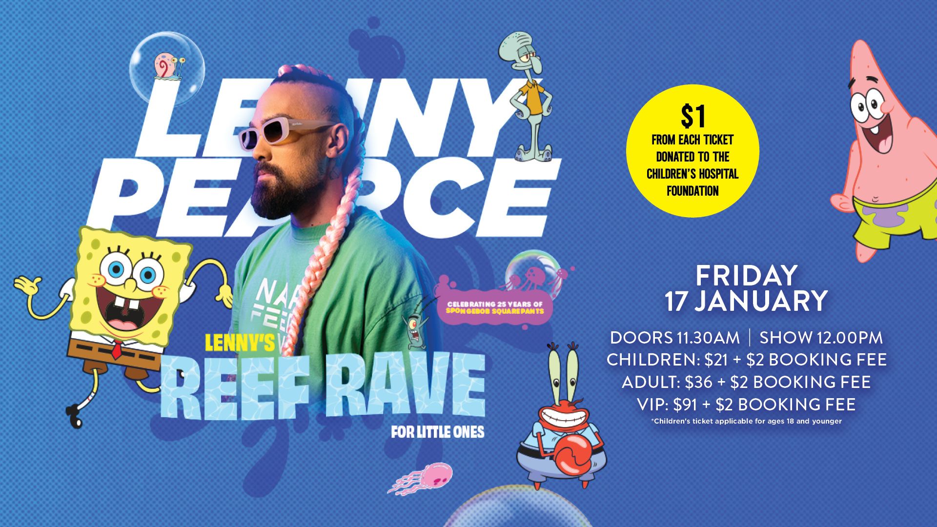 Lenny Pearce – Reef Rave Tour @ Norths Cammeray