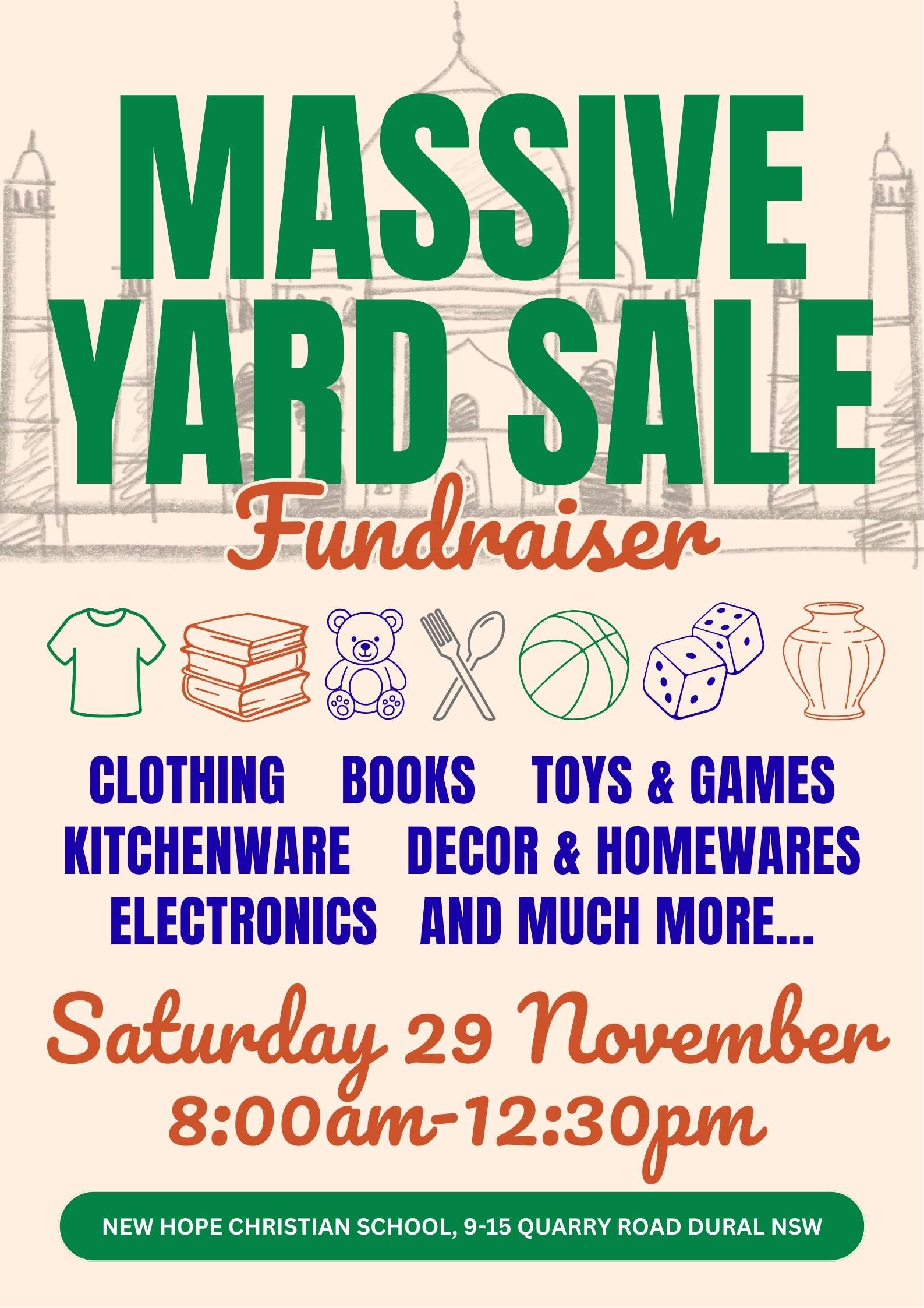 Yard Sale Fundraiser