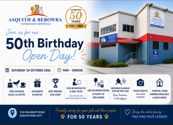 Asquith Veterinary Hospital 50th Birthday Open Day